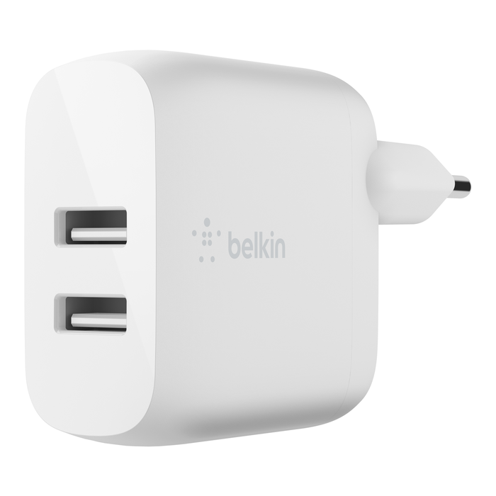 Chargeur belkin 2 ports usb 24w