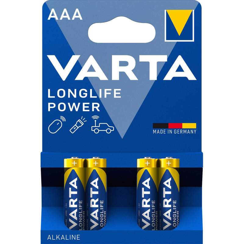 Pile AAA Varta LongLife power Pack X4