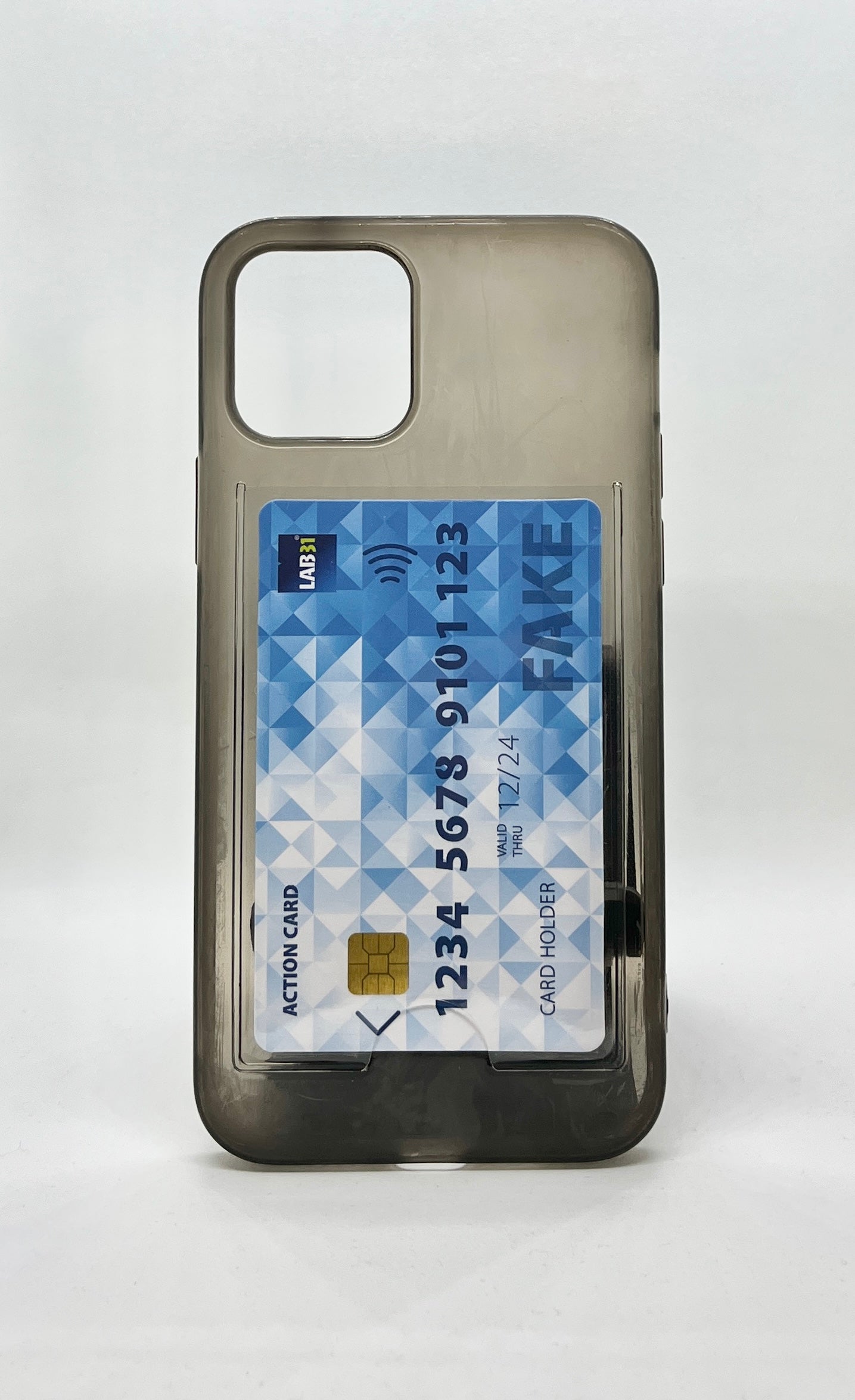 COQUE IPHONE 12/12 PRO GRIS ARDOISE