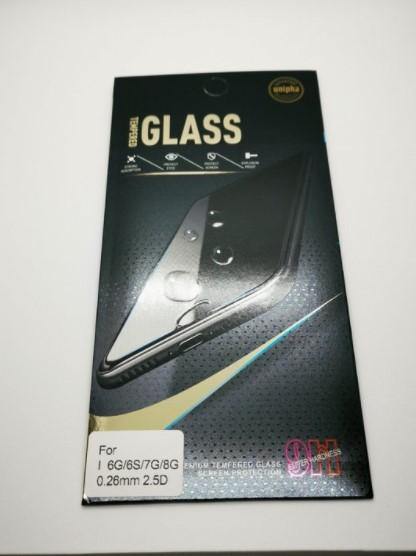 Verre trempé pour écran Iphone 6/6S/7/8 - boxmobile.fr