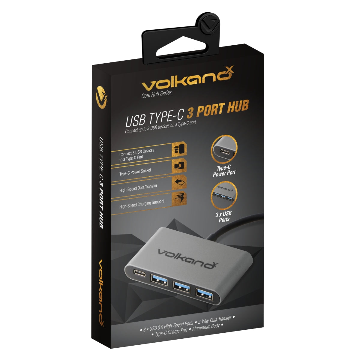 VOLKANO VK-20058/C -HUB USB TYPE C