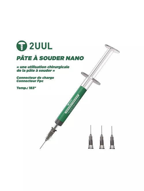 Seringue pâte à souder nano 183° 2UUL