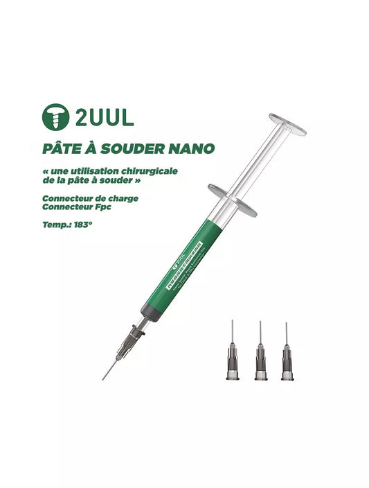Seringue pâte à souder nano 183° 2UUL