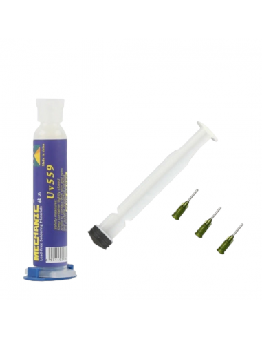 Seringue flux de soudure Mechanic UV559 10cc