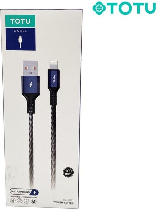 Câble USB vers Lightning bleu Totu