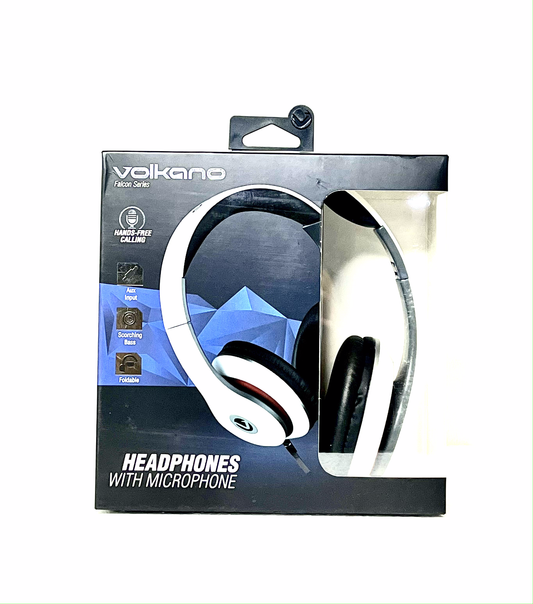 VOLKANO VF401-W CASQUE + Micro fil Jack