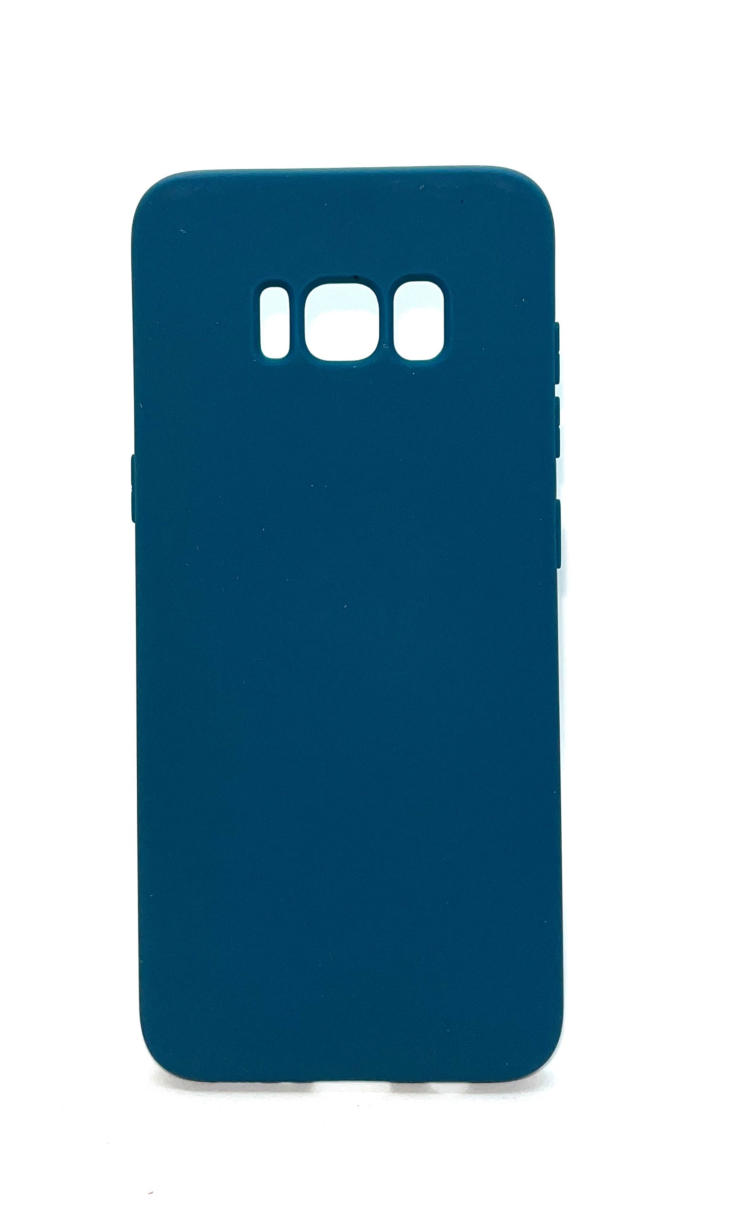 COQUE SILICONE  GALAXY S8 BLEUE