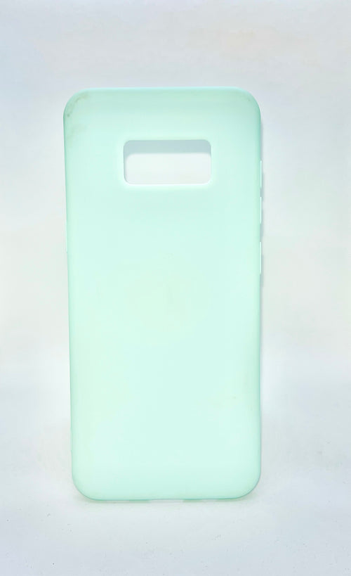 COQUE SILICONE GALAXY S8 VERT CLAIR