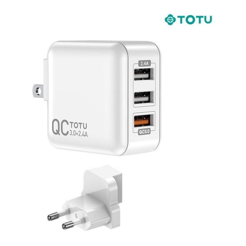 Chargeur secteur Totu 12W 3 USB