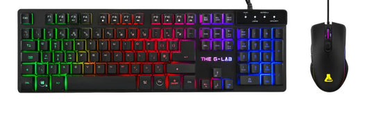 THE G-LAB COMBO KRYPTON PACK CLAVIER/SOURIS GAMING